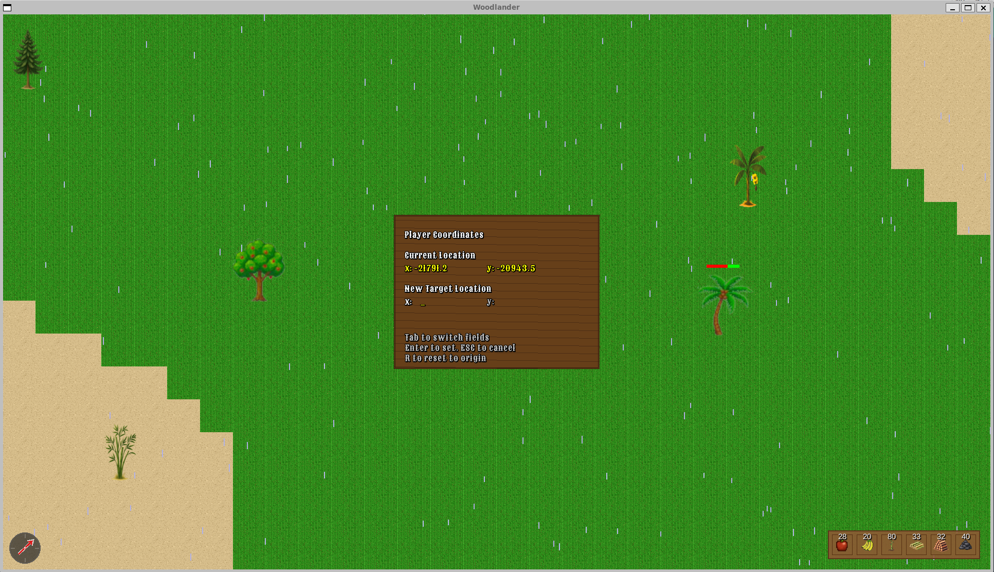 Exploring the open world of Woodlanders